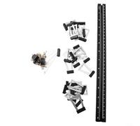 Medidor de marcado de espiga de cola de milano ajustable con seis relaciones para proyectos de carpintería, herramienta de diseño de carpintería de aleación de aluminio de 350 mm