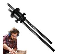 Medidor De Marcado De Madera Genérico - Herramientas De Garabato De Trabajo De Madera | Guía De Aluminio De Doble Escalas Medida De La Regla | Herramienta De Garabatos Para Proyectos Gabinete Home