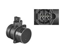 Medidor de Masa de Aire 12V Heißfilmmassensensor 5-polig VALEO para U.a. VW