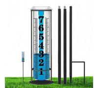 Medidor de medición de la lluvia, colección de agua; medidor de medición de agua de lluvia para terrazas, , avances, cercas, yardas, jardines, granjas y planificación de irrigación
