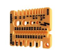 Medidor de medición ligero para piezas pequeñas, reparación eléctrica, mantenimiento del hogar, herramienta de medición de tornillos, calibrador de alambre portátil