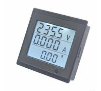 Medidor de monitoreo de energía 20A para aplicaciones de CA con indicador digital e indicadores de alarma