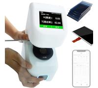 Medidor de neblina portátil, medición del probador de transmitancia, resolución 0,01%, pantalla táctil de 2,8 pulgadas, for prueba de transparencia de neblina de gafas de película(DH-12)