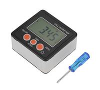 Medidor de ¨¢ngulo digital, inclin¨®metro digital IP54 con base magn¨¦tica y pantalla LCD, precisi¨®n r¨¢pida 4 x 90¡ã (negro)