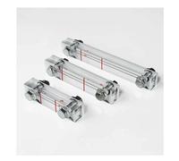 Medidor De Nivel De Aceite, 1PC Tornillo Compresor De Aire Aceite Espejo Aceite Mirilla Indicador De Nivel De Aceite Ventana De Aceite Agujero Distancia Central 40 50 60 80 100 120 150 200 MM Plata (