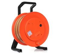 Medidor de nivel de agua con sonda de acero inoxidable, carrete de cable, 10-300 m, detector de profundidad de pozo de agua subterránea, herramienta de medición precisa de nivel de líquido para uso