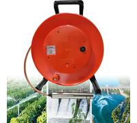 Medidor de nivel de agua con sonda de acero inoxidable, detector de profundidad de pozo, carrete de cable de 10-300 m, herramienta de medición precisa de nivel de líquido para uso industrial, 66 pies