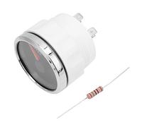 Medidor de nivel de agua de acero inoxidable de 52 mm, indicador digital de nivel de agua con retroiluminación LED roja, sensor de grado marino 316L para tanques de barcos,
