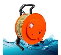 Medidor de Nivel de Agua Portátil para Pozos Profundos, Medidor de Profundidad con Sonda de Acero Inoxidable, Luz Indicadora, Indicador de Pico, Indicador Electrónico de Nivel de Agua para Pozos(300m)