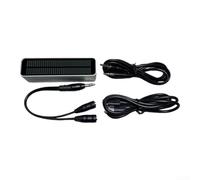 Medidor de nivel de audio dual de 32 LED, modos AGC/DB con entrada de voz y línea, carcasa de aluminio para mezcla de transmisión