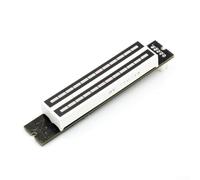 Medidor de nivel de audio en miniatura, mini módulo indicador de nivel de música LED dual de 12 bits, mini medidor VU con 7-12 V CC (A)