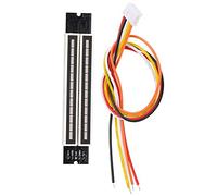 Medidor de Nivel de Audio Placa de Amplificador de Velocidad de Luz Ajustable, Módulo de Medidor de VU con Indicador de Nivel Estéreo Dual 12 con Modo AGC