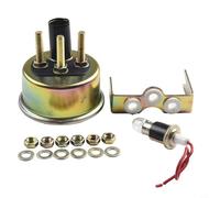 Medidor de nivel de combustible automático mecánico de 12 V CC de 52 mm con puntero E12F para monitoreo de nivel de combustible