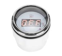Medidor de nivel de combustible de 2 pulgadas pantalla digital LED alarma de luz roja inteligente 13% para coche de barco marino(Estándar europeo 0-190Ω)