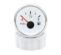 Medidor de nivel de combustible de 240-33 Ohm/0-190 ohm, medidor de tanque de aceite vacío-1/2 lleno con alarma indicador de 7 colores for coche Antivibración(WS,0-190 ohm)