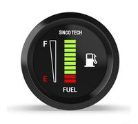 Medidor de nivel de combustible para automóvil, 12 voltios, 2 pulgadas, 52 mm, para indicación fiable del nivel de combustible