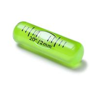 Medidor de nivel de cristal de reemplazo, Medidor de nivel de burbuja, Medidores de niveles tubulares, Medidor de nivel Cilíndrico, Auto-nivelante de sensibilidad precisa, Verde, 35mm x 11mm