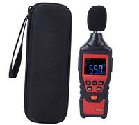 Medidor de nivel de sonido digital ST6824 Monitor de decibelios de ruido con rango de 30 a 130 dB y pantalla LCD retroiluminada para control de calidad de ingeniería de sonido y