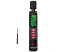 Medidor de nivel de sonido portátil, probador de decibelios de pantalla digital de 30DB a 130DB con grabación de valor Maxmin y función de apagado automático, para fábricas caseras