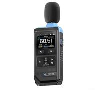 Medidor de nivel de sonido, probador de decibelios portátil, rango de 30 dB a 130 dB, registrador de datos de pantalla LCD para oficina en casa