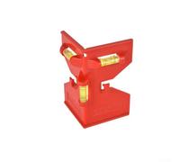 Medidor de nivel de tubo de plástico de 12 cm (amarillo) | Plástico resistente a los impactos, diseño ligero, reduce la fatiga del usuario, tamaño de 12,4 x 7,3 x 10,5 cm