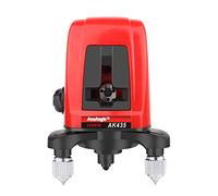 Medidor de nivel Medidor de nivel rojo autonivelante de 360 ° portátil 2 líneas 1 punto con bolsa de embalaje