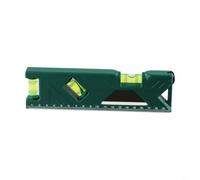 Medidor de nivel portátil confiable ideal para instalar marcos de puertas, muebles y más ([150 mm] verde)