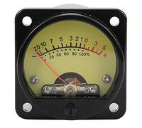 Medidor de nivel VU de 45 mm con retroiluminación, medidor de decibelios para placa de amplificador estéreo, indicador de volumen compatible con potencias de 5 W a 60 W y circuito (TS-45-Y DC500UA)