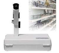 Medidor de objetivo, medidor de enfoque manual, mide diámetro de lente de 20-80 mm, rango de medición 0-±15 D, ángulo del eje del prisma 0-360° para talleres ópticos y laboratorios de optometría