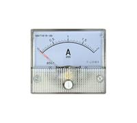 medidor de panel analógico, 85C1-A DC Panel analógico Medidor Amperímetro Voltímetro Rangos de corriente 30uA-20A(DC 500uA)