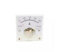 medidor de panel analógico, 91C4 DC Amperímetro analógico Voltímetro Panel Puntero mecánico Múltiples rangos de corriente(0-200mA)
