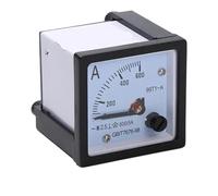 medidor de panel analógico, Tipo de puntero Amperímetro de CA analógico Voltímetro Panel Medidor 99T1 1A-600A Amperaje múltiple(50(5) A)