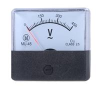 Medidor de panel analógico, voltajes, voltímetro analógico AC0-300 V AC0-450 V, medidor de voltajes para alternador