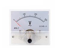 Medidor De Panel Corriente Analógico Amperímetro Para Pruebas Circuitos Batería Carga Amperios 0-150V 250V 450V 500V Probador Potencia Voltaje Indicador