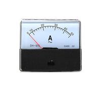 Medidor de panel de amperios analógico DH670, amperímetro de corriente, puntero mecánico, amperímetro de CA de 1-500A, DH-670(10A)