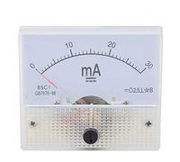 Medidor de panel de amplificador analógico Eujgoov 0-30MA DC medidor de corriente amperímetro 85C1 probador de amperios para pruebas de circuito