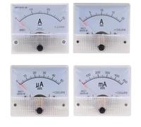 Medidor de panel de corriente analógico 85C1, CC, 1A, 2A, 3A, 5A, 10A, 20A, 30A, 50A, 100A, amperímetro, 1 unidad(150A(75mv))