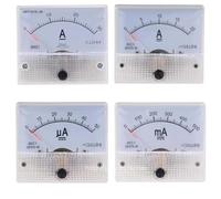 Medidor de panel de corriente analógico 85C1, CC 1A, 2A, 3A, 5A, 10A, 20A, 30A, 50A, 100A, amperímetro for prueba de circuitos (1 unidad)(10A)