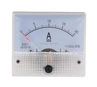Medidor de panel de corriente analógico 85C1 DC 1A 2A 3A 5A 10A 20A 30A 50A 100A Amperímetro for pruebas de circuitos Medidor de amperios 1 PCS(3A)