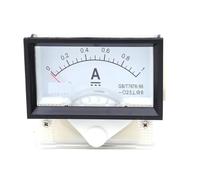Medidor de panel de corriente analógico DC 0-10A 85C17 Amperímetro 70x40x61 mm for pruebas de circuito Carga de batería Medidor de amperios Paquete de 1(100A)