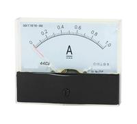 Medidor de panel de corriente analógico tipo puntero 44C2, CC 50A, 1A, 2A, 5A, 10A, 200A, amperímetro, prueba de circuito, 1 unidad(20A)