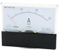 Medidor de panel de corriente analógico tipo puntero 44C2, CC 50A, 1A, 2A, 5A, 10A y 200A, amperímetro, probador de amperios, 1 unidad(1A)