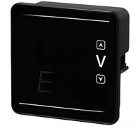 Medidor de panel de pantalla digital CH72 72 x 72 mm, probador de frecuencia de corriente de voltaje de CA 50 V-500 V 100 A, material ignífugo para sistemas eléctricos industriales 220 V 380 V (CH72