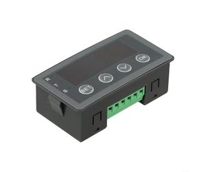 Medidor de pantalla de entrada analógica digital 0-10V 2-10V 0-20mA 4-20mA con salida de relé para temperatura Nivel de presión Monitoreo de velocidad Uso industrial Negro