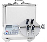 Medidor de par digital 0.004-50 N·m, probador de par de tapa de botella con diámetro de sujeción de 10-160 mm para medición y calibración precisas