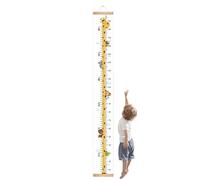 Medidor de pared de tamaño para | Metro de pared extraíble para habitación de bebé | Crecimiento reutilizable con correa decorativa - Herramienta para padres para el hogar y la habitación de juegos