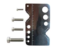 Medidor De Paso De Rosca: Herramienta De Rosca De Acero Inoxidable, Instrumento Para Trabajar Metales De Alta Precisión, Diseño Compacto Y Duradero Con Marcas De Fácil Lectura | Ideal Para Ingenieros