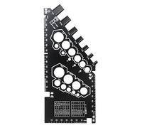 Medidor de paso de rosca para tornillos, pernos y tuercas - Métrico MM/Imperial UNC UNF SAE - Estilo de broca con conversión de pulgadas a mm - Resina ABS, negro