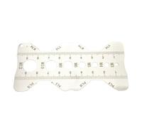 Medidor de pasos de rosca de acero inoxidable de alta precisión para ingenieros que miden la longitud del diámetro y los pasos en bricolaje calibrador de rosca fácil de leer