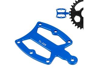 Medidor de pedal de aluminio - Medidor de desgaste del plato, comprobador de dientes de bicicleta, herramienta de inspección de grosor de la transmisión | Analizador de piñón de ciclismo, detector de